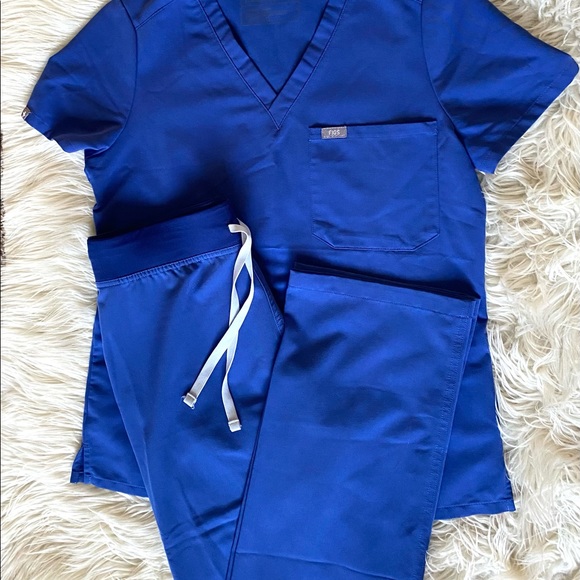 Figs Other Nwot Figs Denim Blue Set Xst Poshmark